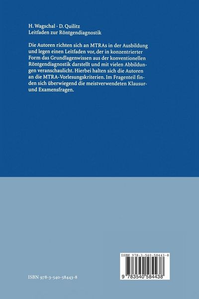 Produktbild: Leitfaden zur R&ouml;ntgendiagnostik
