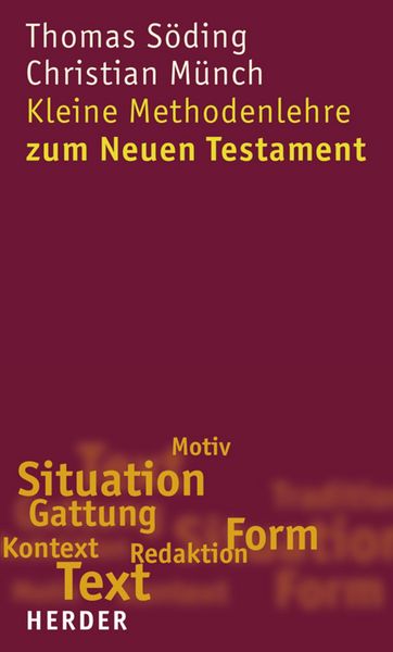 Produktbild: Kleine Methodenlehre zum Neuen Testament