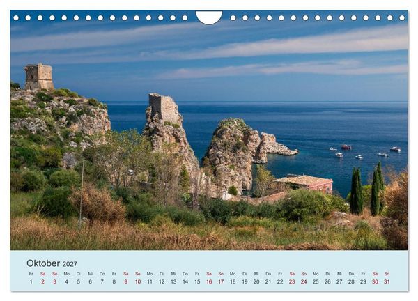 Produktbild: Sizilien &ndash; Die Insel, auf der es keinen Winter gibt (Wandkalender 2027 DIN A4 quer), CALVENDO Monatskalender