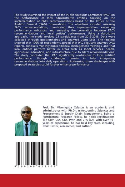 Produktbild: Implication Of Pac On Performance Of Local Government