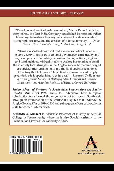 Produktbild: Statemaking and Territory in South Asia