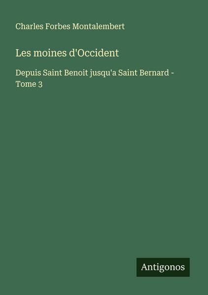 Produktbild: Les moines d'Occident