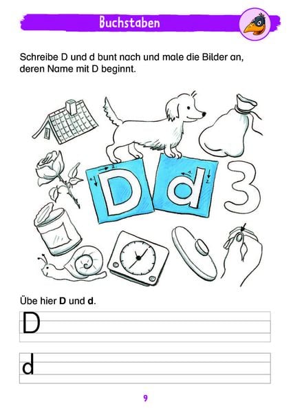 Produktbild: Mein Deutschblock mit Rabe Linus - 1. Klasse