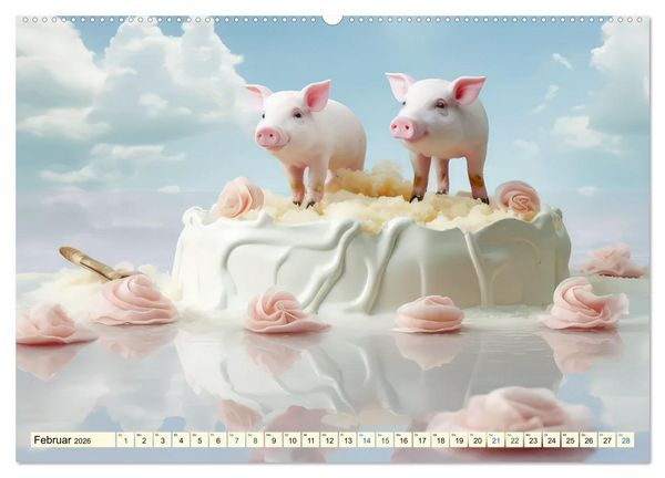 Produktbild: Die Desserttafel ist gedeckt - Humorbilder (Wandkalender 2026 DIN A2 quer), CALVENDO Monatskalender