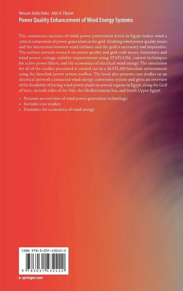 Produktbild: Power Quality Enhancement of Wind Energy Systems