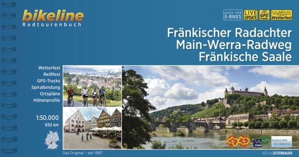 Fränkischer Radachter • Main-Werra-Radweg • Fränkische Saale, Gebundene Ausgabe von , Esterbauer, 9783711100443