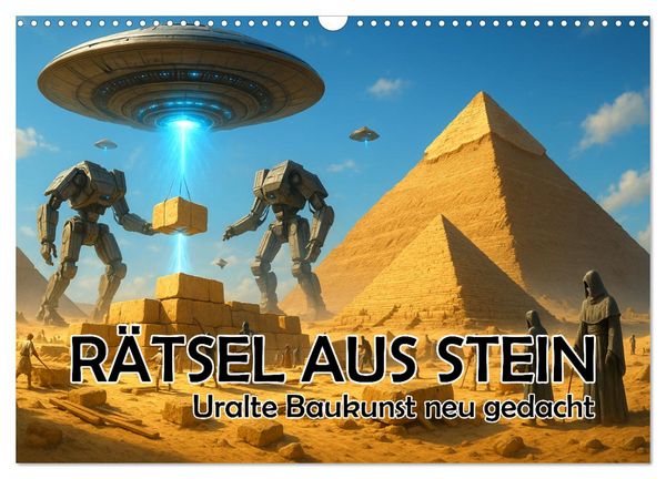 Produktbild: R&auml;tsel aus Stein - Uralte Baukunst neu gedacht (Wandkalender 2026 DIN A3 quer), CALVENDO Monatskalender
