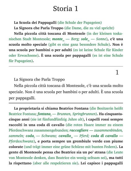 Produktbild: La scuola dei pappagalli - Italienisch lernen mit lustigen Kurzgeschichten A1-A2 (+ Audio-CD)