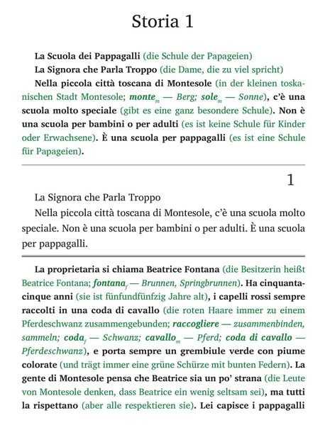 Produktbild: La scuola dei pappagalli - Italienisch lernen mit lustigen Kurzgeschichten A1-A2 (+ Audio-Online)