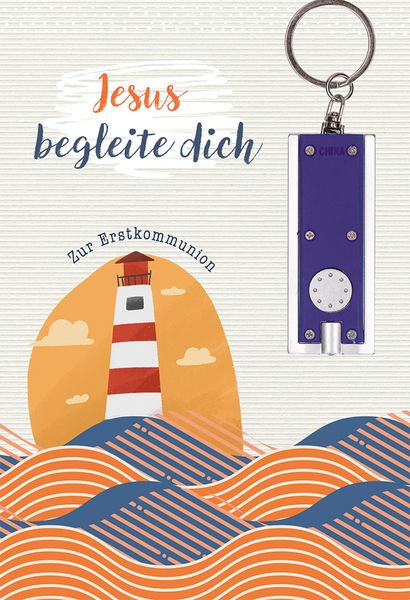 Produktbild: Gru&szlig;karte - Jesus begleite dich. Zur Erstkommunion