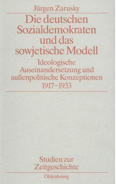 Produktbild: Die deutschen Sozialdemokraten und das sowjetische Modell