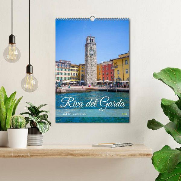 Produktbild: Riva del Garda ... und die Ponalestra&szlig;e (Wandkalender 2026 DIN A3 hoch), CALVENDO Monatskalender