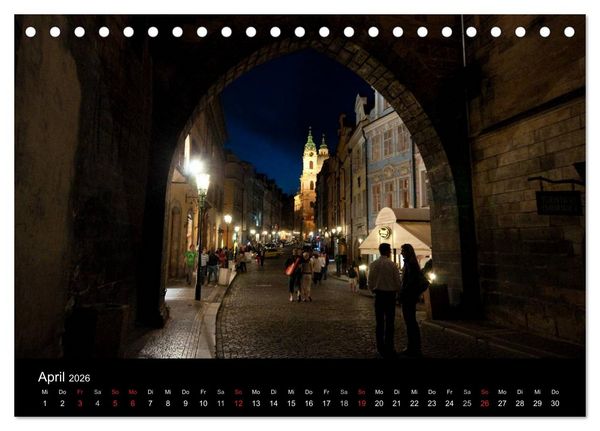 Produktbild: Prager Ansichten (Tischkalender 2026 DIN A5 quer), CALVENDO Monatskalender