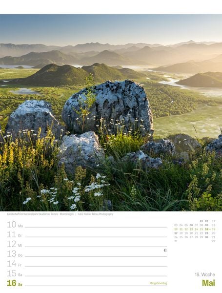 Produktbild: Planet Erde Wochenplaner Kalender 2027 | Landschaften der Welt