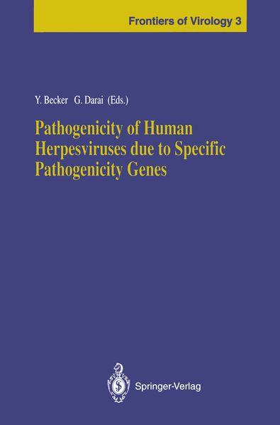 Produktbild: Pathogenicity of Human Herpesviruses due to Specific Pathogenicity Genes
