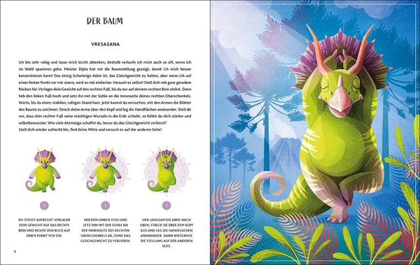 Produktbild: Kinder-Yoga f&uuml;r kleine Dinos