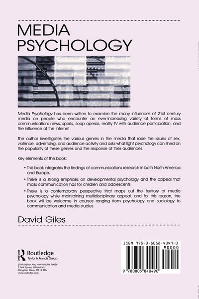 Produktbild: Media Psychology