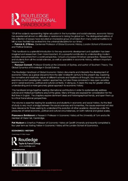 Produktbild: Routledge Handbook of Global Economic History