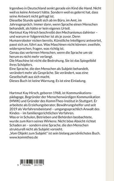 Produktbild: Vom Objekt zum Subjekt