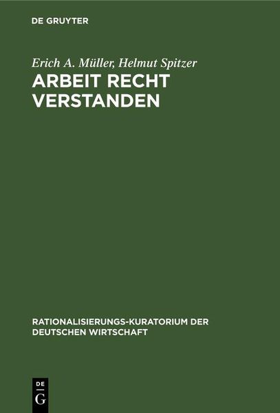 Produktbild: Arbeit recht verstanden