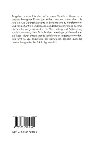 Produktbild: Datenschutz als Anforderung an die Systemgestaltung
