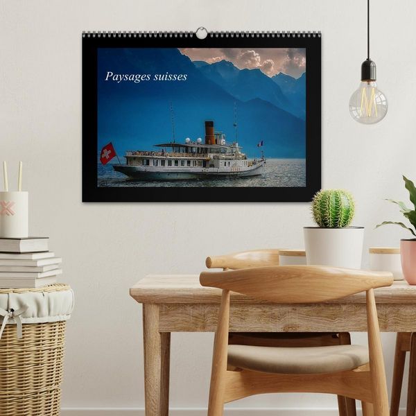 Produktbild: Paysages suisses (Calendrier mural 2026 DIN A3 vertical), CALVENDO calendrier mensuel