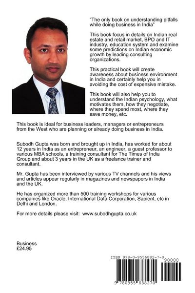 Produktbild: Doing Business in India & Understanding Pitfalls
