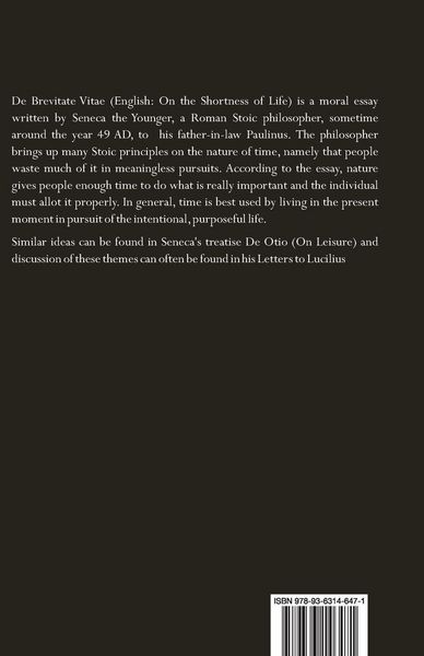 Produktbild: ON THE SHORTNESS OF LIFE