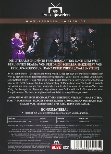 Produktbild: Don Carlos - filmjuwelen