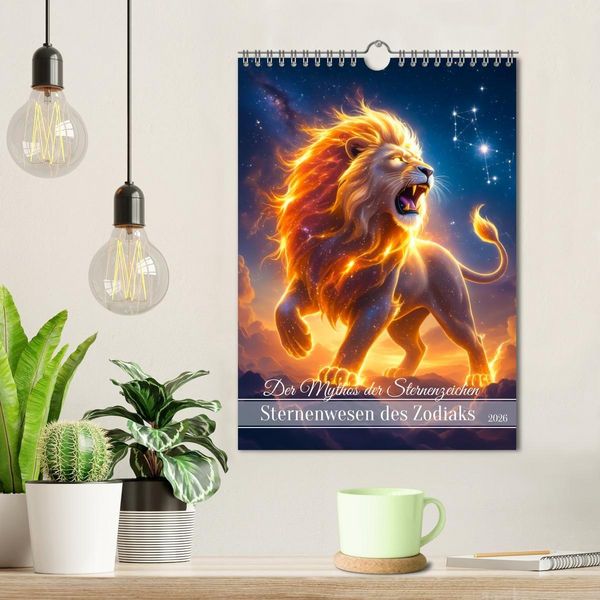Produktbild: Der Mythos der Sternenzeichen - Sternenwesen des Zodiaks (Wandkalender 2026 DIN A4 hoch), CALVENDO Monatskalender
