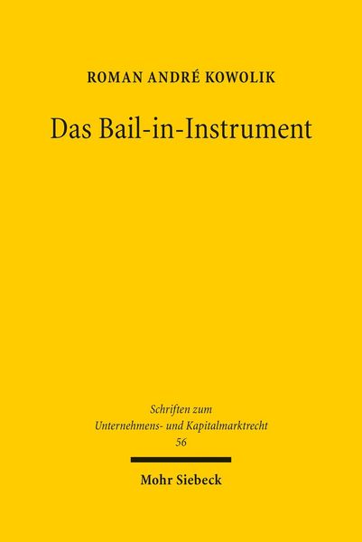 Produktbild: Das Bail-in-Instrument