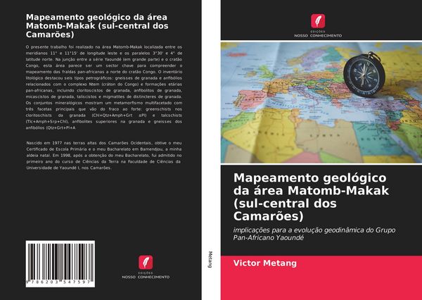 Produktbild: Mapeamento geol&oacute;gico da &aacute;rea Matomb-Makak (sul-central dos Camar&otilde;es)
