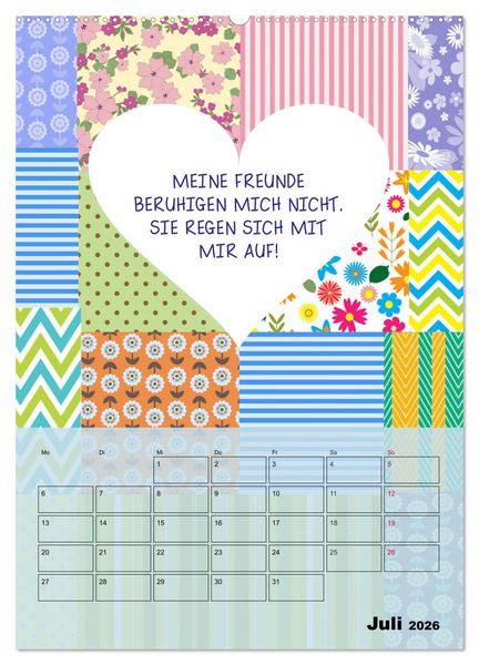 Produktbild: K&ouml;nigin &uuml;ber alles! Typokalender f&uuml;r starke Frauen (hochwertiger Premium Wandkalender 2026 DIN A2 hoch), Kunstdruck in Hochglanz