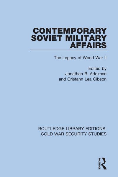 Produktbild: Contemporary Soviet Military Affairs