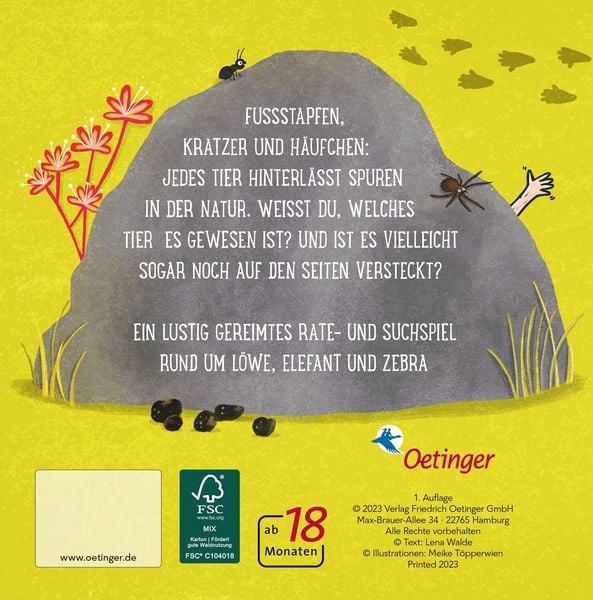 Produktbild: Welches Tier war hier?