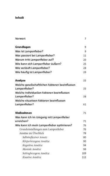 Produktbild: Lampenfieber