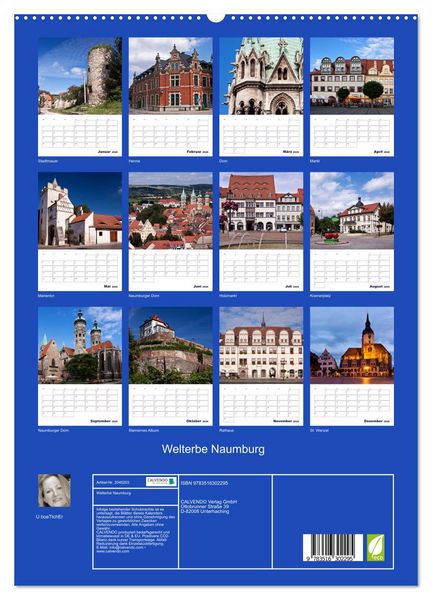 Produktbild: Welterbe Naumburg (hochwertiger Premium Wandkalender 2026 DIN A2 hoch), Kunstdruck in Hochglanz