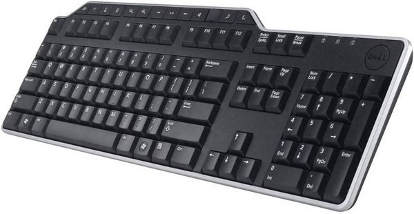 Produktbild: Dell KB522 USB Tastatur Deutsch, QWERTZ Schwarz USB-Anschluss, Spritzwassergesch&uuml;tzt