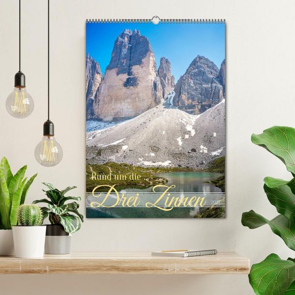 Produktbild: Rund um die... Drei Zinnen (Wandkalender 2027 DIN A2 hoch), CALVENDO Monatskalender