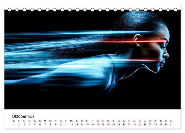 Produktbild: Sport Art (Tischkalender 2026 DIN A5 quer), CALVENDO Monatskalender