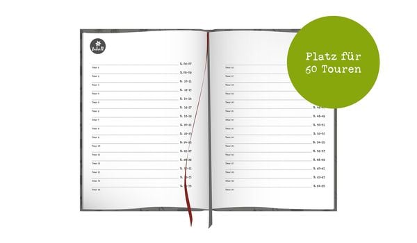 Gipfelbuch, Tourentagebuch, Wandertagebuch | A5 Notizbuch zum Wandern in den Ber
