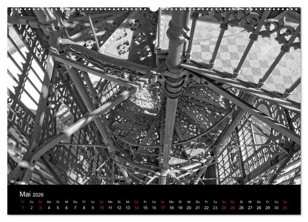 Produktbild: Der Gusseiserne Turm zu L&ouml;bau (hochwertiger Premium Wandkalender 2026 DIN A2 quer), Kunstdruck in Hochglanz