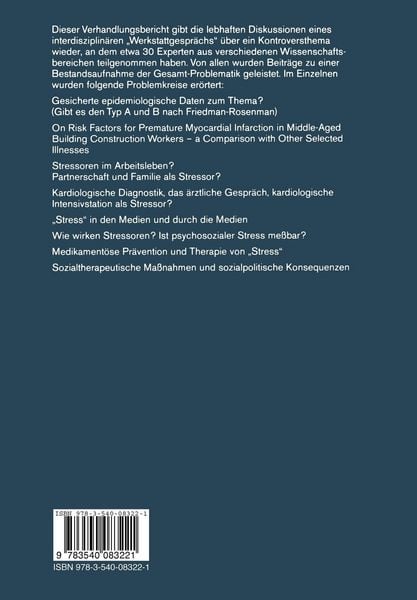 Produktbild: Psychosozialer &bdquo;Stress&ldquo; und koronare Herzkrankheit