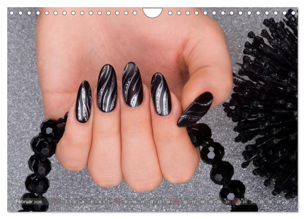 Produktbild: Verg&auml;ngliche Kunst - Nailart Episode 2 (Wandkalender 2026 DIN A4 quer), CALVENDO Monatskalender