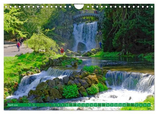 Produktbild: Bad Wilhelmsh&ouml;he Bergpark und Wasserspiele (Wandkalender 2026 DIN A4 quer), CALVENDO Monatskalender