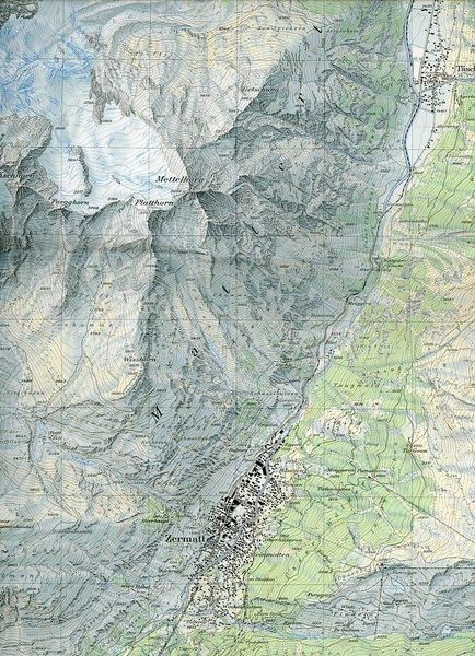 Produktbild: Swisstopo 1 : 25 000 Zermatt Gornergrat