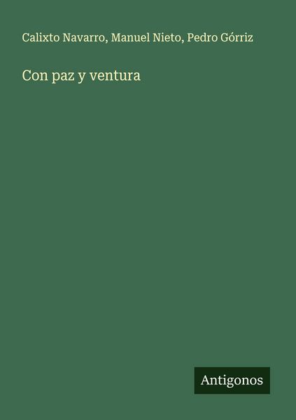 Produktbild: Con paz y ventura