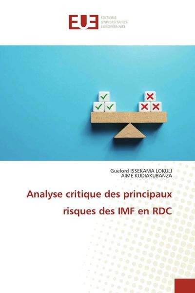 Produktbild: Analyse critique des principaux risques des IMF en RDC