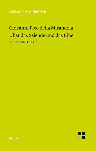 Produktbild: &Uuml;ber das Seiende und das Eine