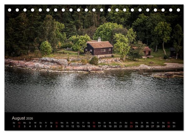 Produktbild: Schweden Sch&auml;rengarten (Tischkalender 2026 DIN A5 quer), CALVENDO Monatskalender